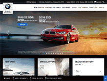 Tablet Screenshot of bmwofontario.com